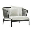 Belt Back Outdoor Armchair | Roda Spool | Italianfurniture.com