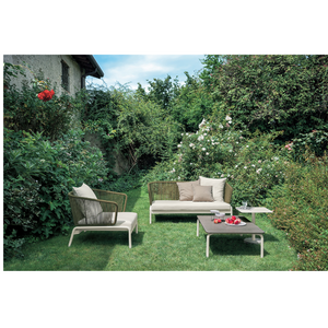 Belt Back Outdoor Armchair | Roda Spool | Italianfurniture.com