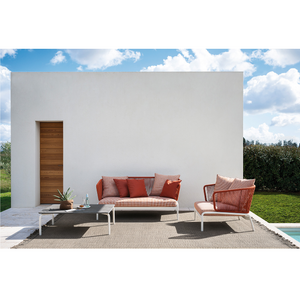 Belt Back Outdoor Armchair | Roda Spool | Italianfurniture.com