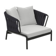 Padded Back Outdoor Armchair | Roda Spool | Italianfurniture.com