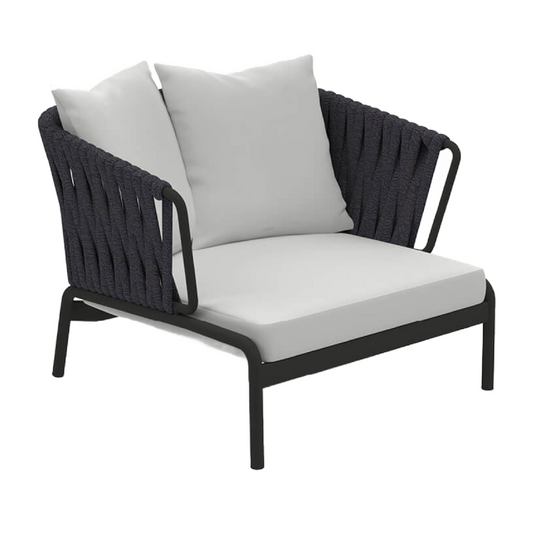 Padded Back Outdoor Armchair | Roda Spool | Italianfurniture.com