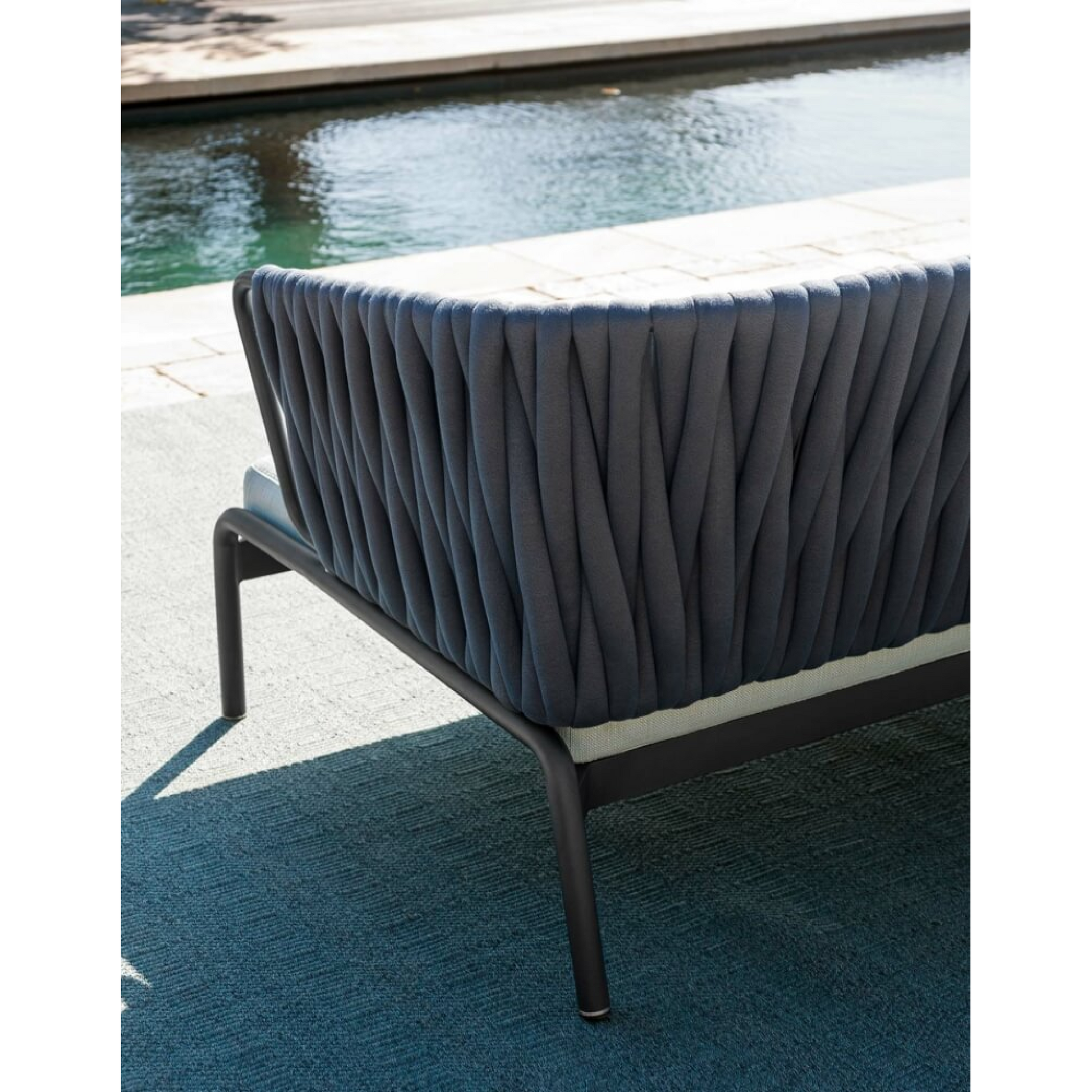 Padded Back Outdoor Armchair | Roda Spool | Italianfurniture.com