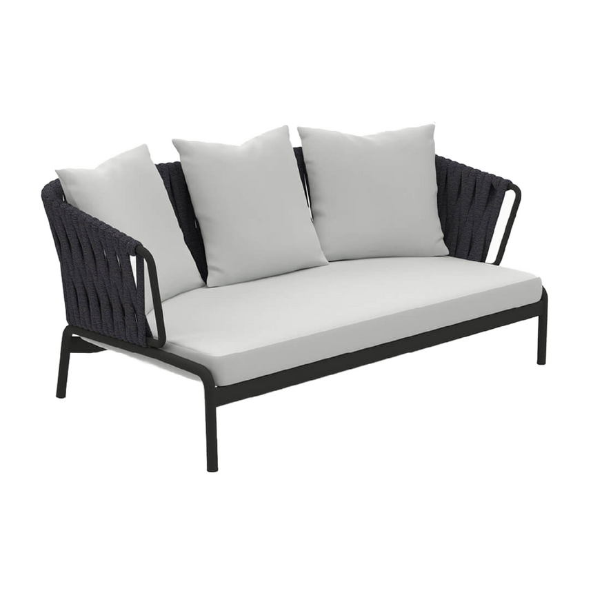 Padded Back 2-Seater Outdoor Sofa | Roda Spool | Italianfurniture.com