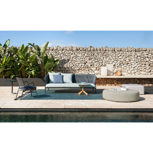 Padded Back 2-Seater Outdoor Sofa | Roda Spool | Italianfurniture.com