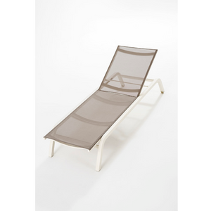 Reclining Stackable Sunlounger | Roda Surfer | Italianfurniture.com