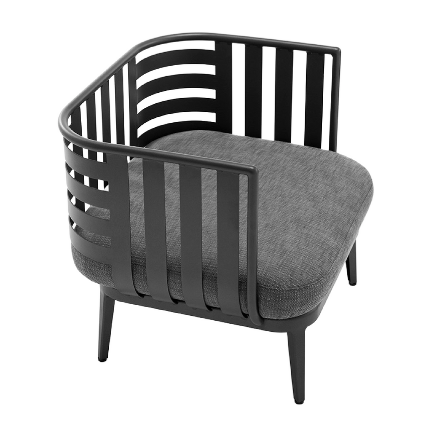 Slatted Outdoor Lounge Armchair | Roda Thea | Italianfurniture.com