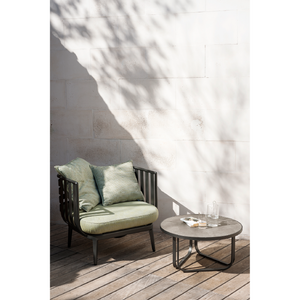 Slatted Outdoor Lounge Armchair | Roda Thea | Italianfurniture.com