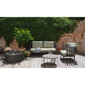 Slatted Outdoor Lounge Armchair | Roda Thea | Italianfurniture.com