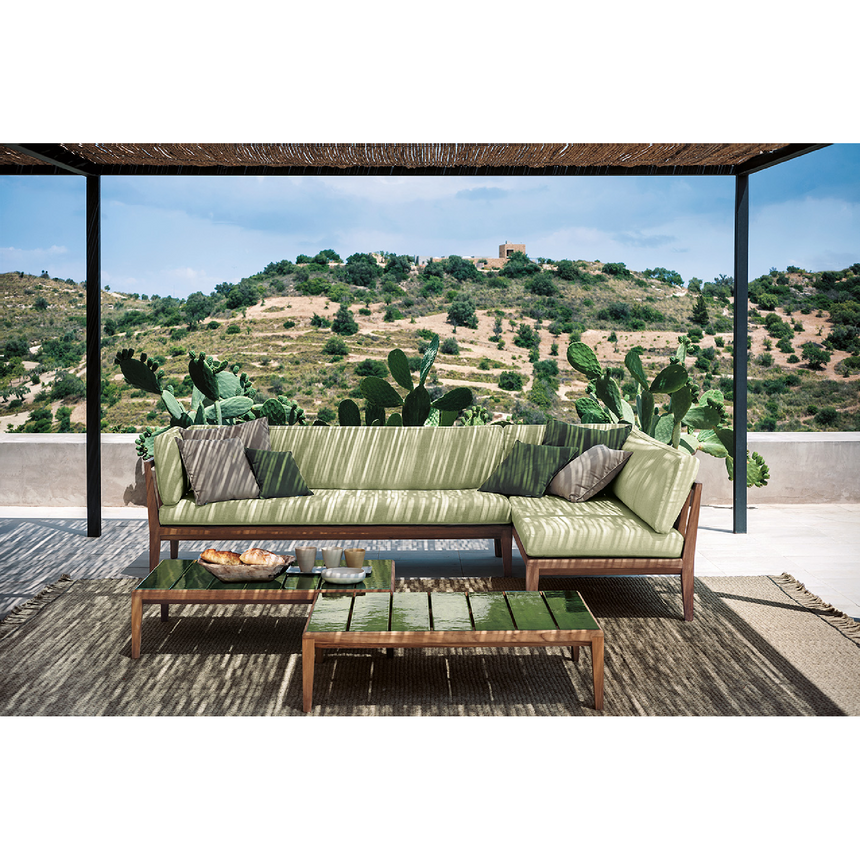 Teak Outdoor 2-Seater Sofa | Roda Teka | Italianfurniture.com