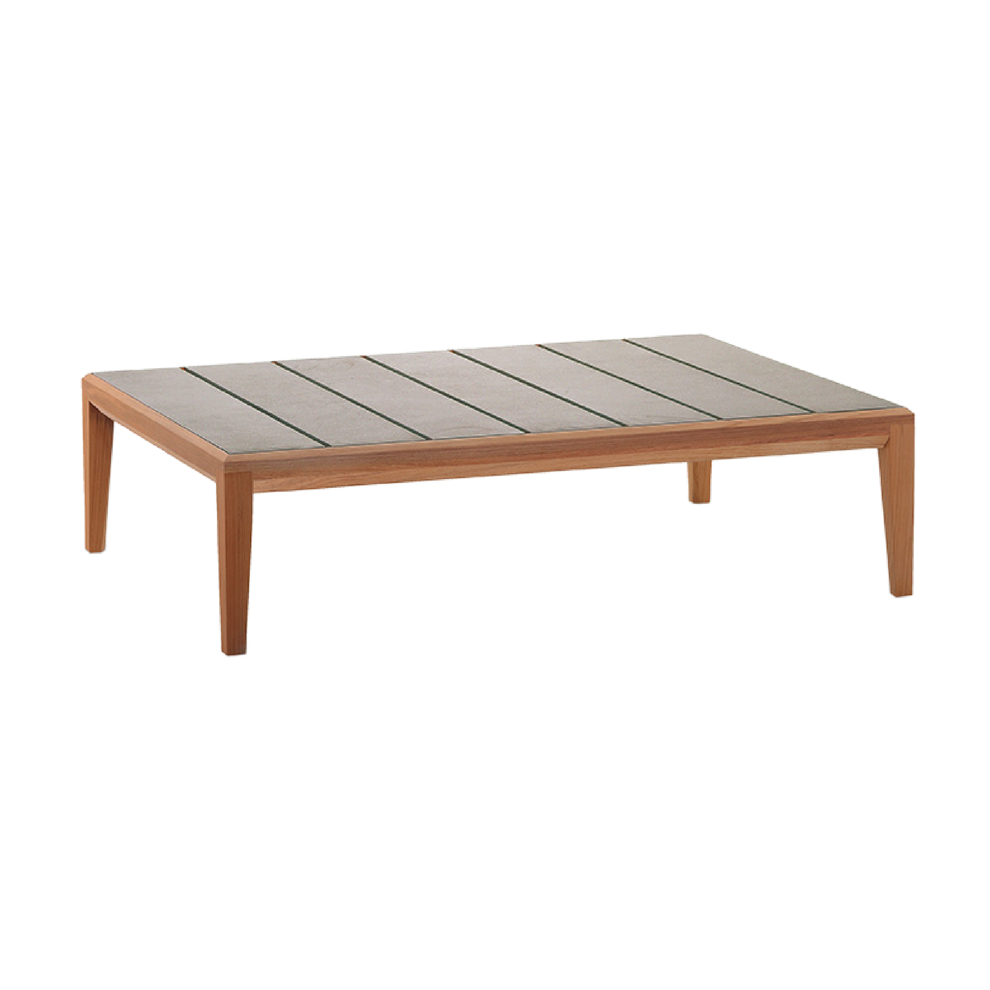 Teak Rectangular Outdoor Coffee Table | Roda Teka | Italianfurniture.com