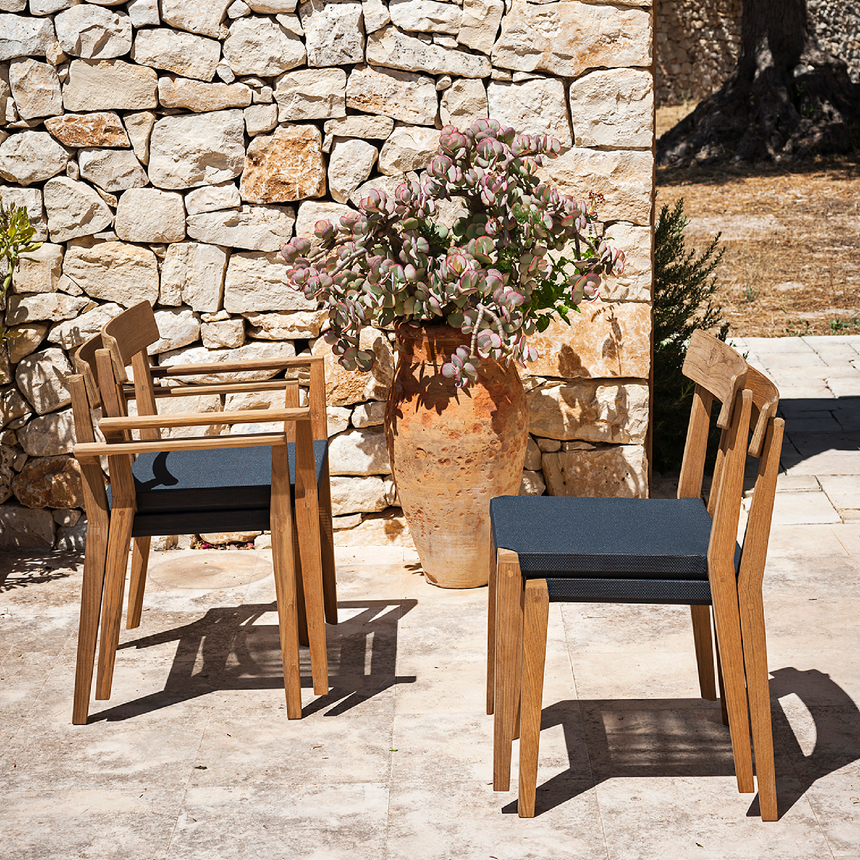 Teak Outdoor Dining Chair | Roda Teka | Italianfurniture.com