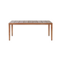 Teak Rectangular Outdoor Dining Table | Roda Teka | Italianfurniture.com