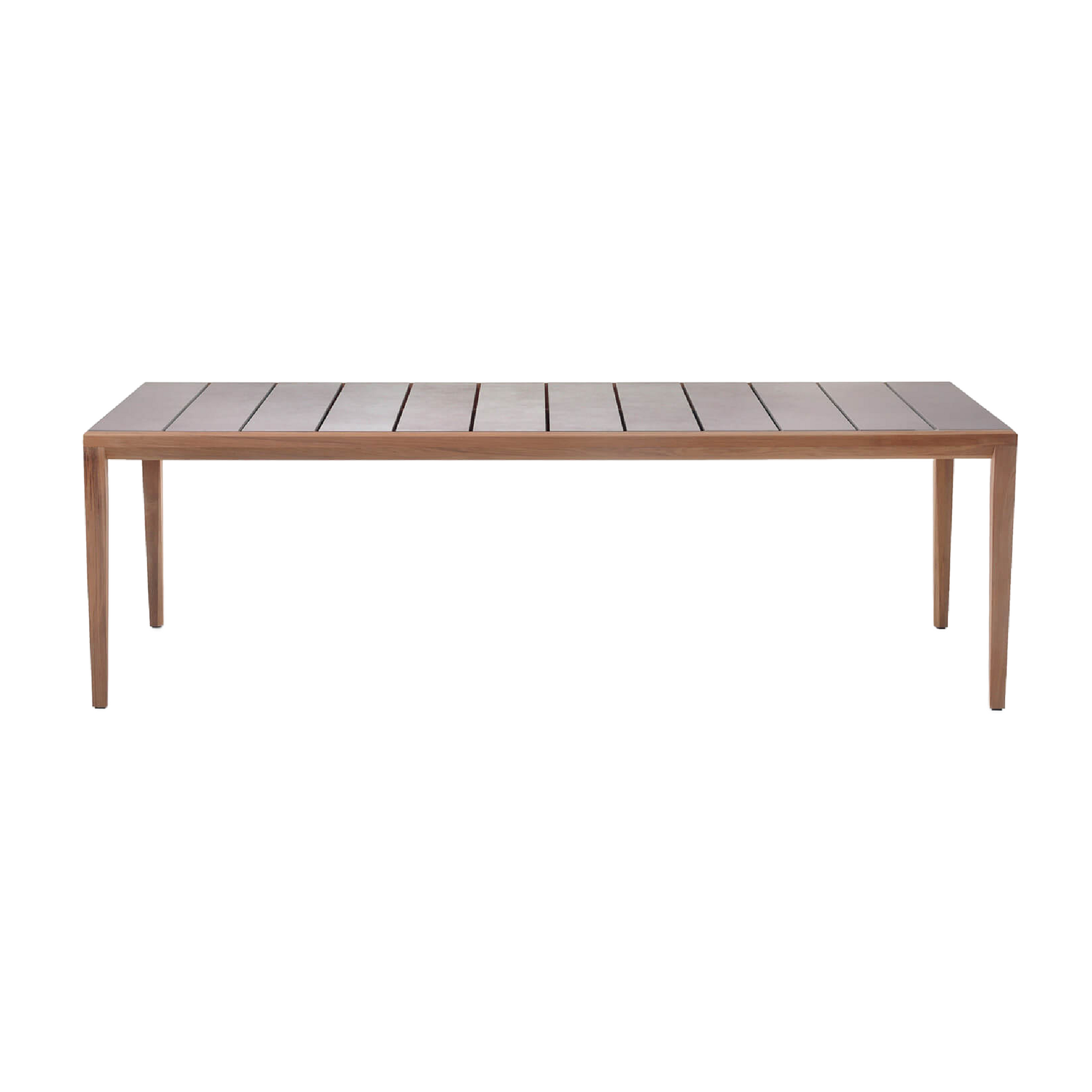 Teak Rectangular Outdoor Dining Table | Roda Teka | Italianfurniture.com