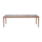 Teak Rectangular Outdoor Dining Table | Roda Teka | Italianfurniture.com