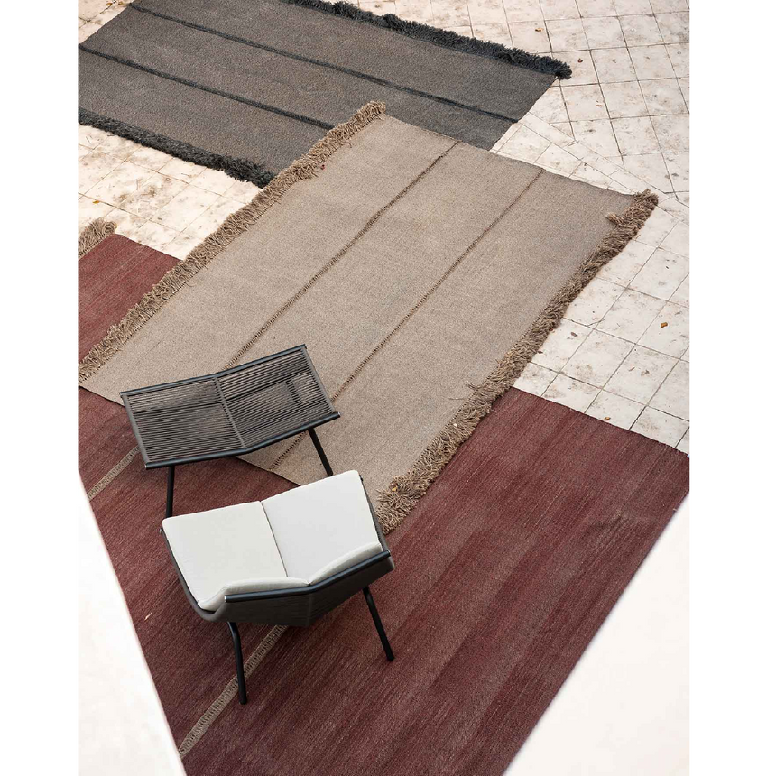 Hem Stitched Outdoor Rug | Roda Triptyque | Italianfurniture.com