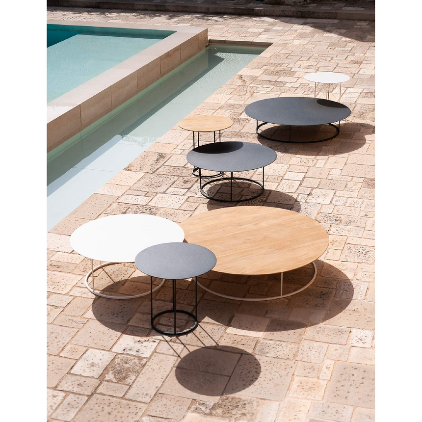 Outdoor Round Side Table | Roda Zefiro | Italianfurniture.com