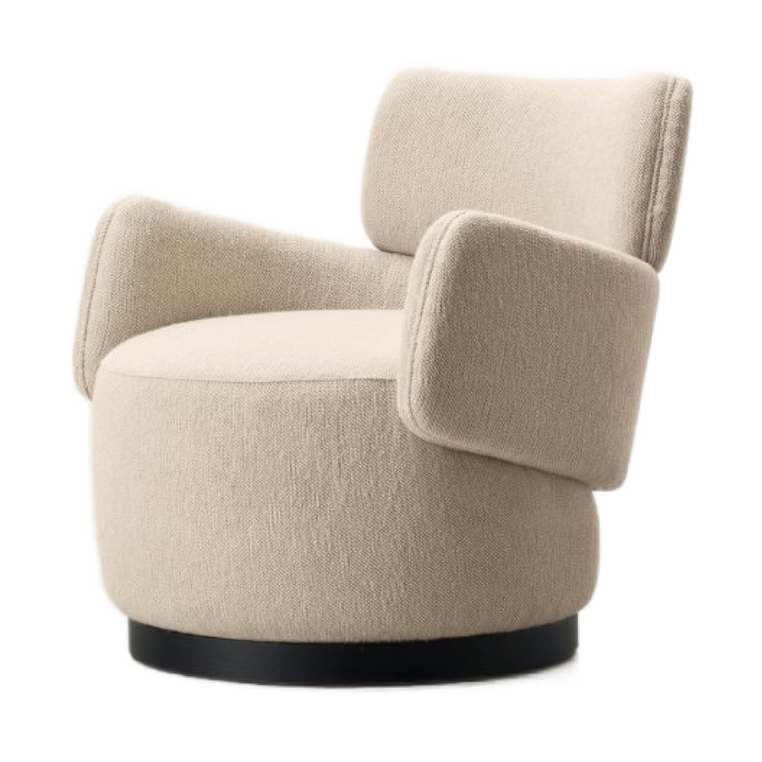 Inclined Upholstered Low Armchair | Somaschini Boris | Italianfurniture.com
