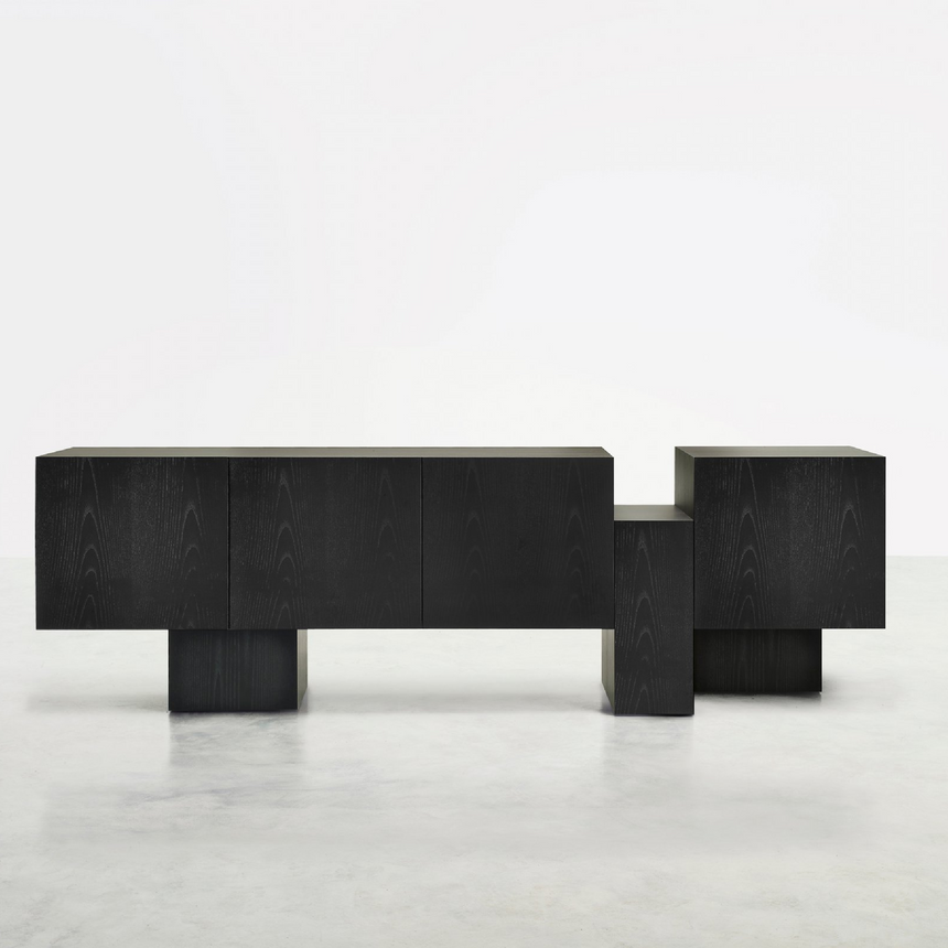 Unstructured Square Sideboard | Somaschini Dolmen | Italianfurniture.com
