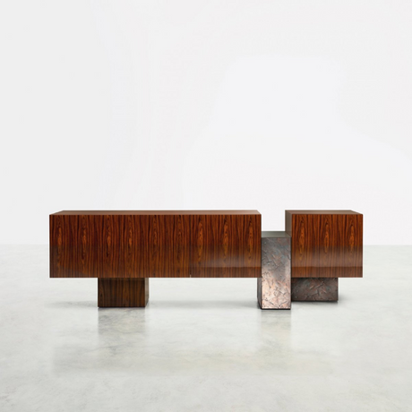 Unstructured Square Sideboard | Somaschini Dolmen | Italianfurniture.com
