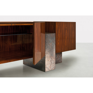 Unstructured Square Sideboard | Somaschini Dolmen | Italianfurniture.com
