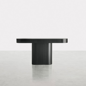 Rounded Slatted Console Table | Somaschini Diapason  | Italianfurniture.com
