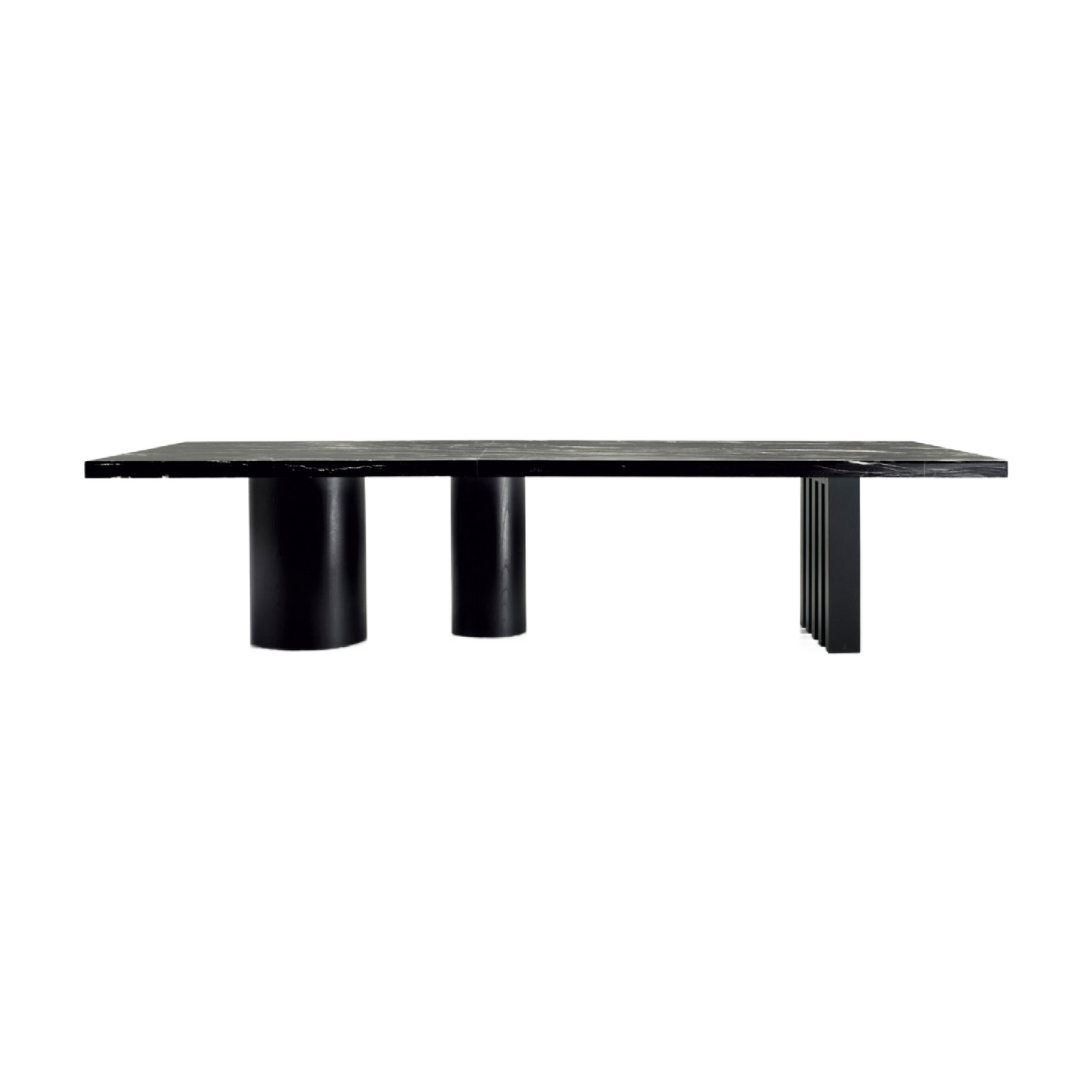 Differentiated Bases Rectangular Dining Table | Somaschini Ozark | Italianfurniture.com
