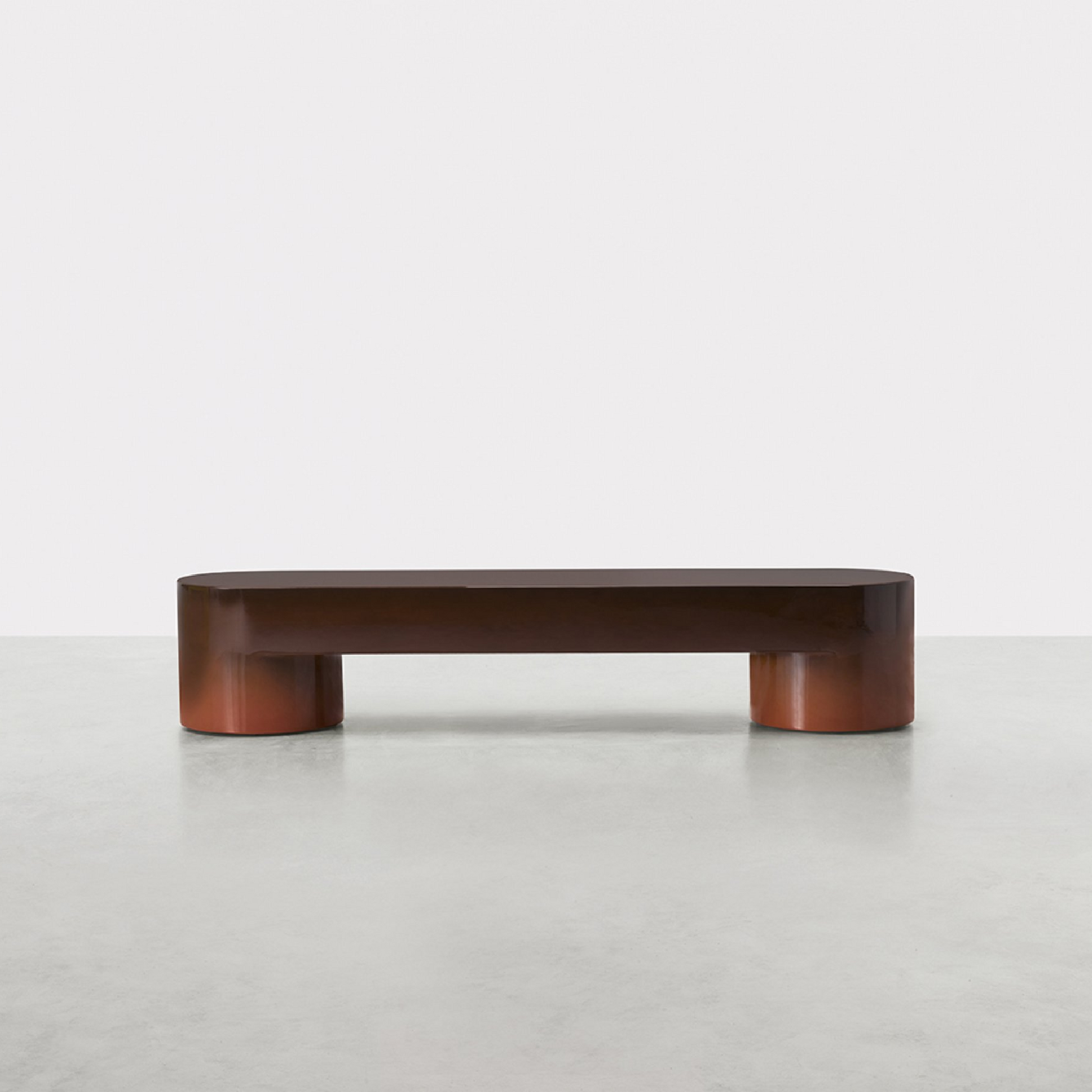 Monolithic Low Bench | Somaschini Lazy-O | Italianfurniture.com
