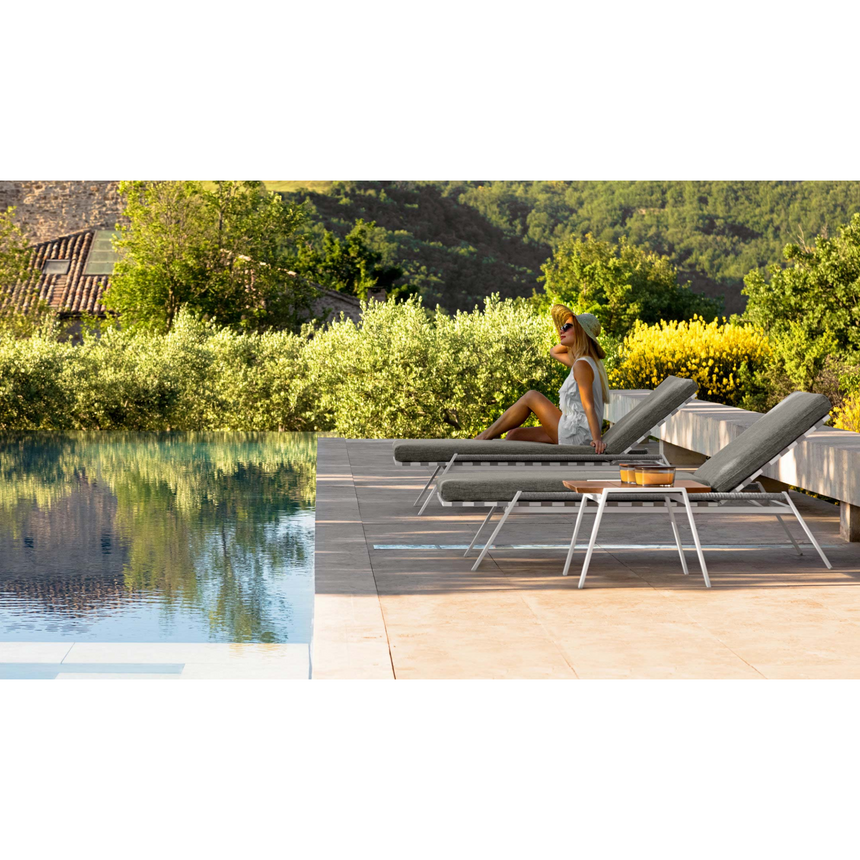 Iroko Wood Outdoor Coffee Table | Talenti Cottage | Italianfurniture.com