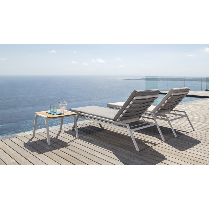 Iroko Wood Outdoor Coffee Table | Talenti Cottage | Italianfurniture.com