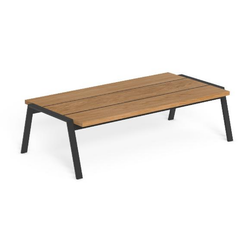 Iroko Wood Outdoor Coffee Table | Talenti Cottage | Italianfurniture.com