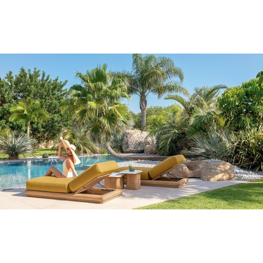 Adjustable Outdoor Sunbed | Talenti Itaca | Italianfurniture.com