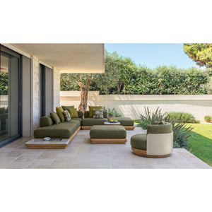 Swivel Outdoor Armchair | Talenti Itaca | Italianfurniture.com