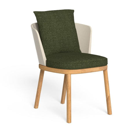 Upholstered Barrel Back Outdoor Dining Chair | Talenti Itaca | Italianfurniture.com