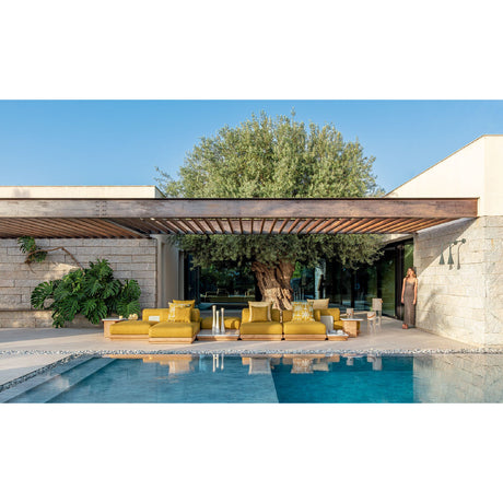 Low Minimal Outdoor Coffee Table | Talenti Itaca | Italianfurniture.com