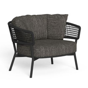 Curved Outdoor Rope Lounge Chair | Talenti Moon | Italianfurniture.com