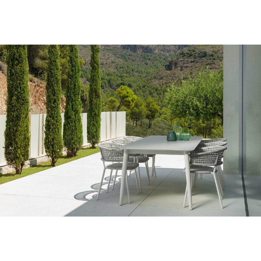 Aluminum Extendible Outdoor Dining Table | Talenti Moon | Italianfurniture.com