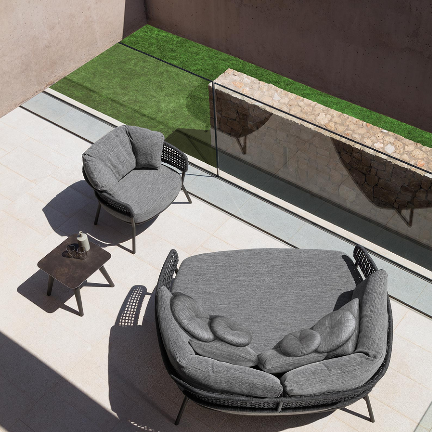 Aluminum Extendible Outdoor Dining Table | Talenti Moon | Italianfurniture.com