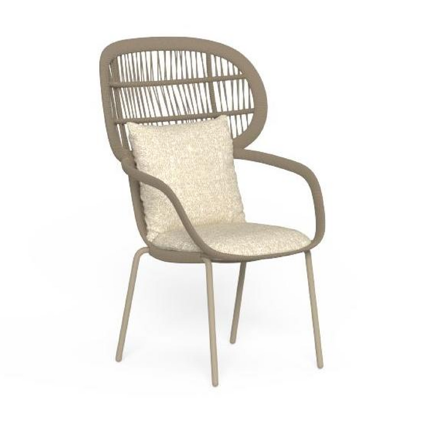 Outdoor Highback Dining Armchair | Talenti Panama | Italianfurniture.com