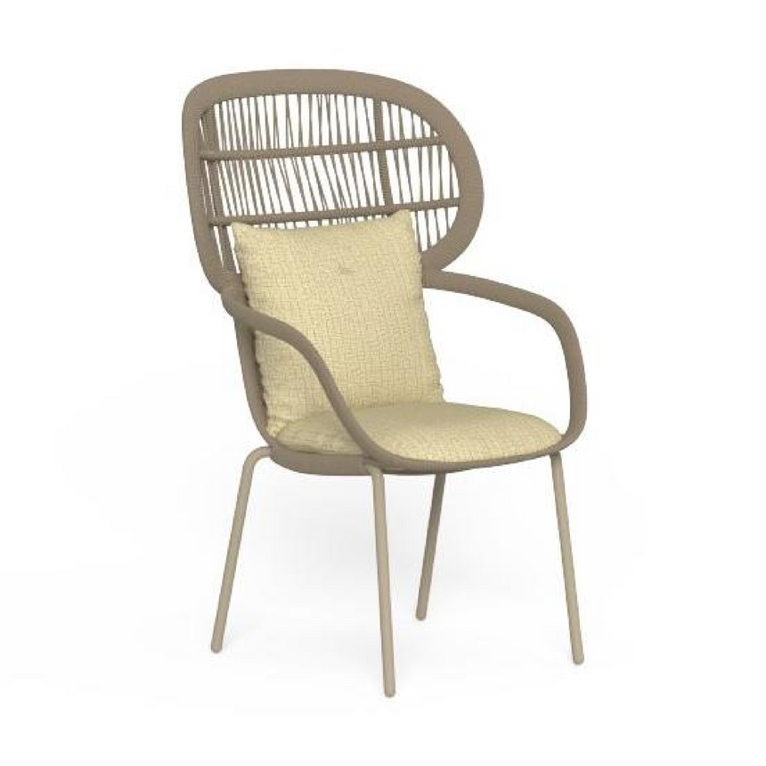 Outdoor Highback Dining Armchair | Talenti Panama | Italianfurniture.com