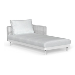 Silver Padded Outdoor Modular Sofa | Talenti Slam