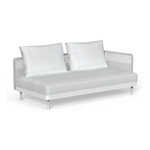 Silver Padded Outdoor Modular Sofa | Talenti Slam