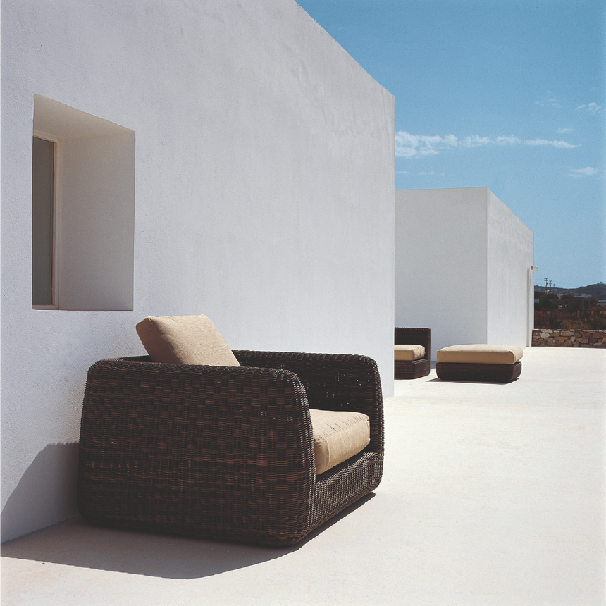 Outdoor Woven Armchair | Unopiu Agora | Italianfurniture.com