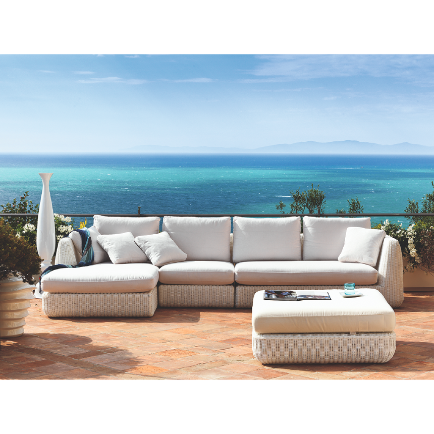 Modular Woven Outdoor Sofa | Unopiu Agorà | Italianfurniture.com