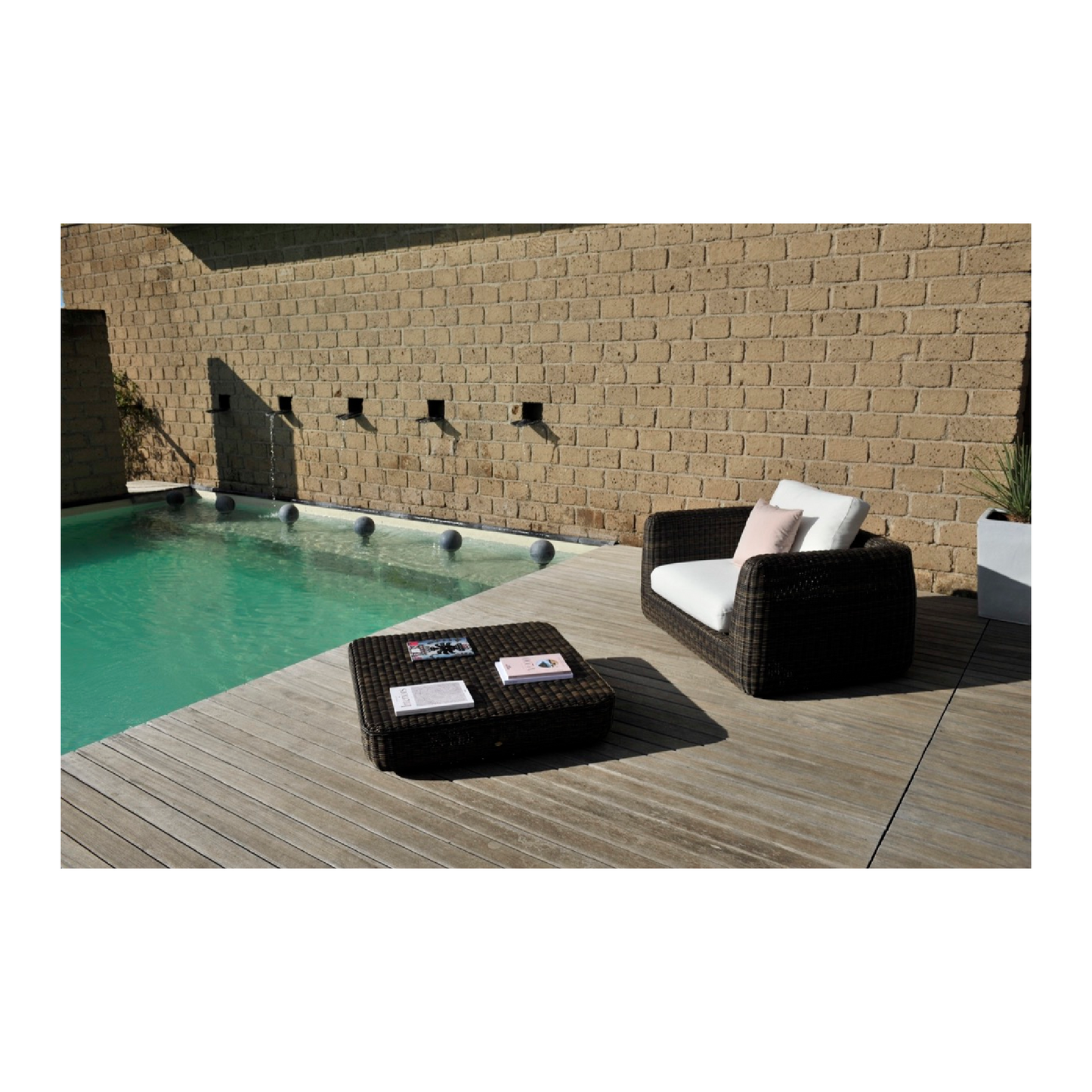 Square Outdoor Coffee Table | Unopiu Agorà |  ItalianFurniture.com