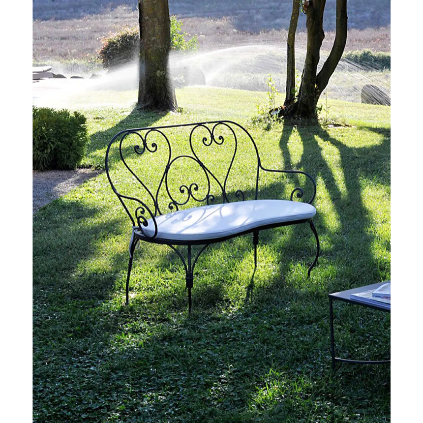 Iron Outdoor Sofa | Unopiu Aurora | Italianfurniture.com