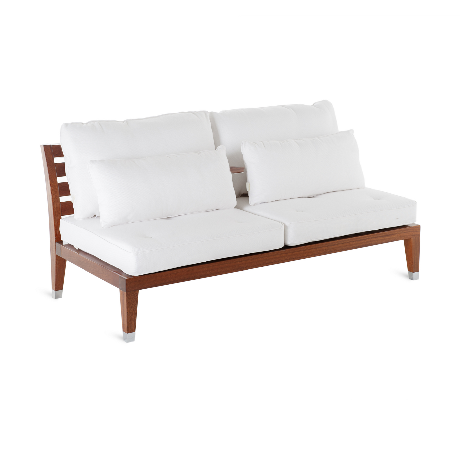 Polished Mahogany Modular Sofa | Unopiu C'est la vie | Italianfurniture.com