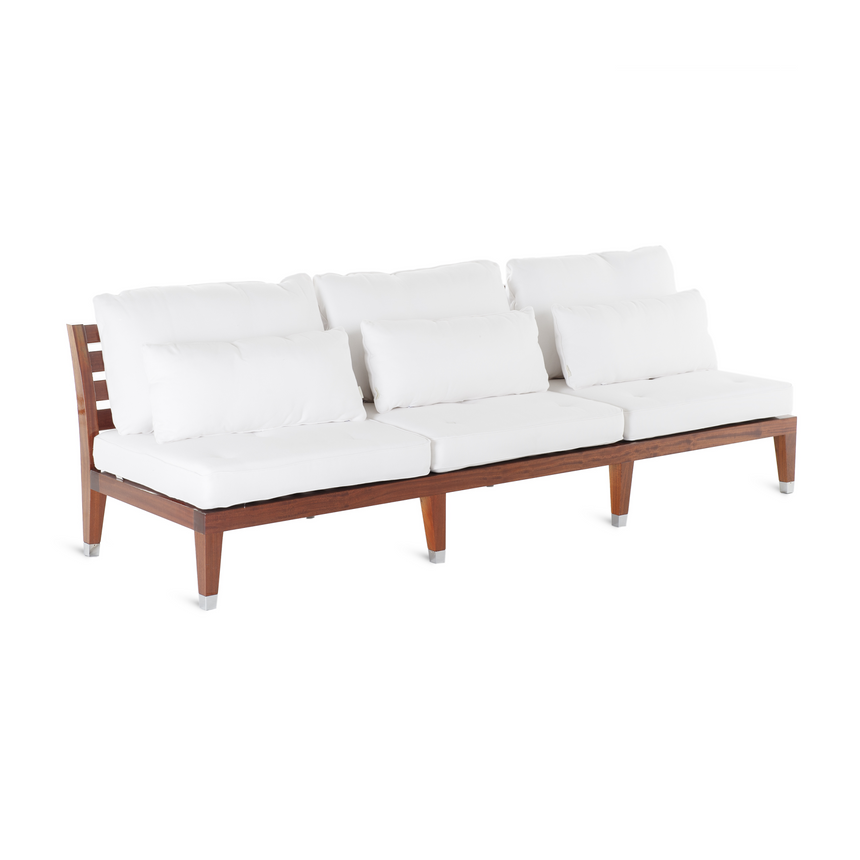 Polished Mahogany Modular Sofa | Unopiu C'est la vie | Italianfurniture.com