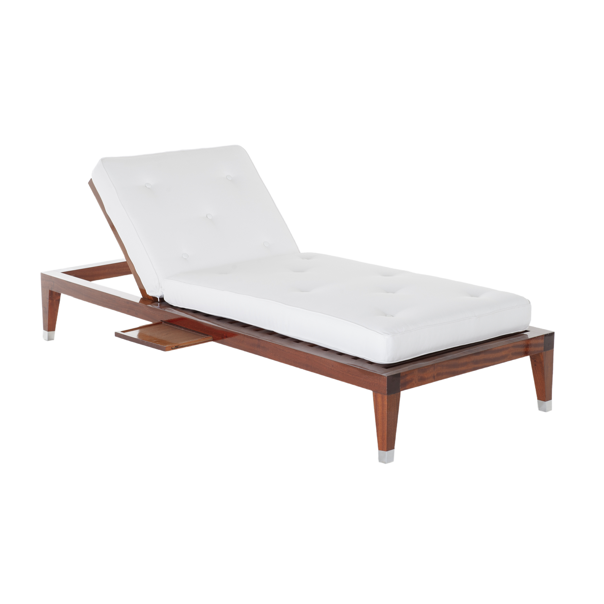 Polished Mahogany Single Bed | Unopiu C'est la vie | Italianfurniture.com