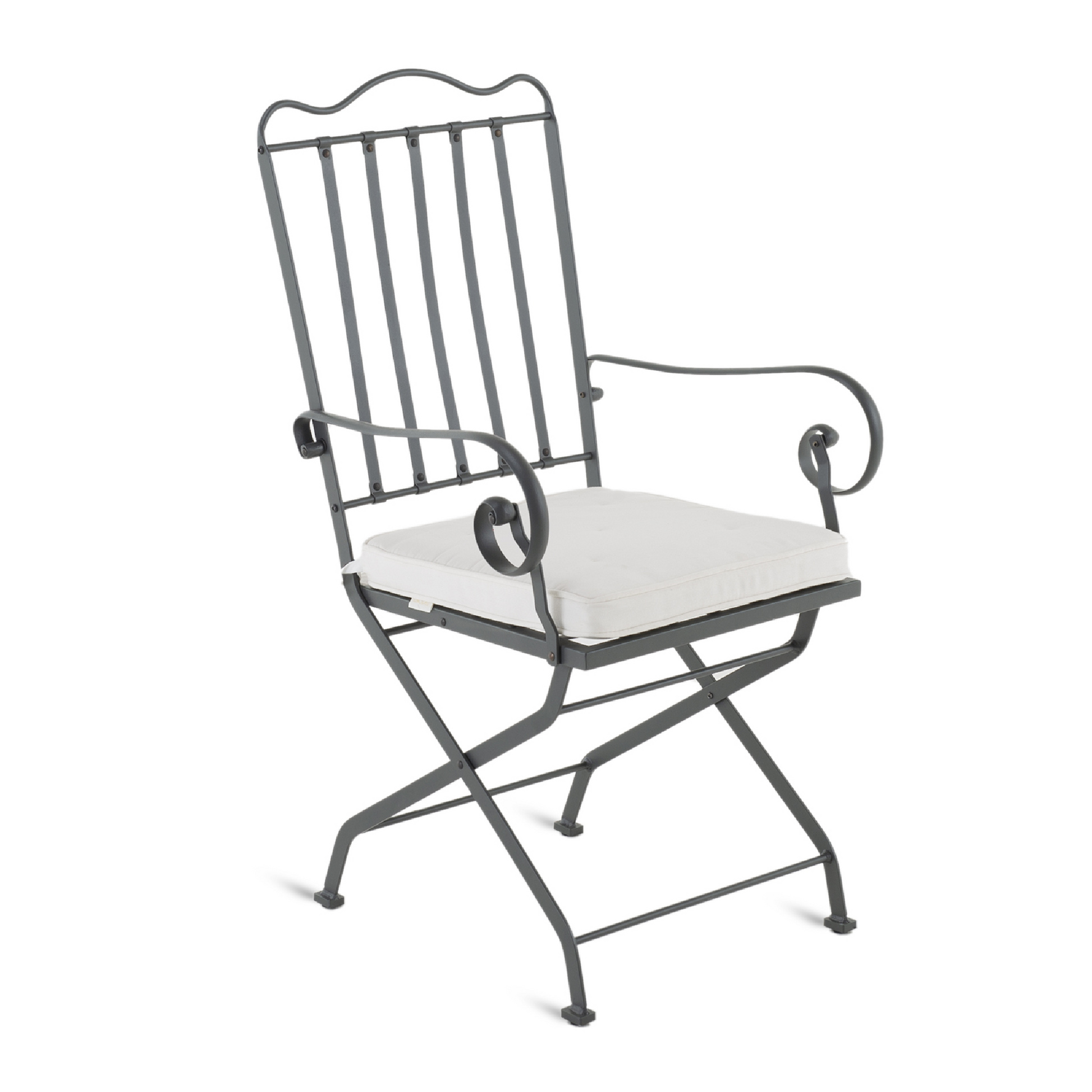 Iron Folding Outdoor Armchair | Unopiu Toscana | ItaliamFurniture.com