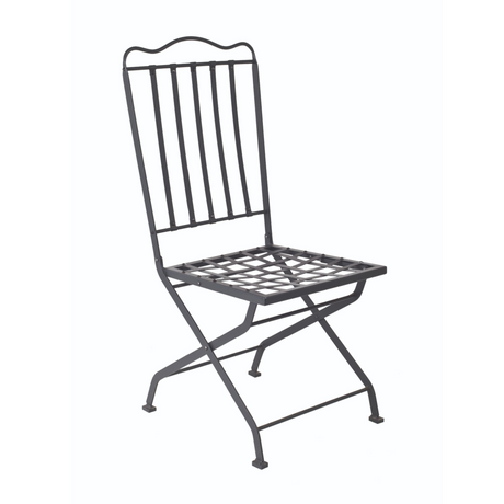 Iron Folding Outdoor Chair | Unopiu Toscana | Italianfurniture.com